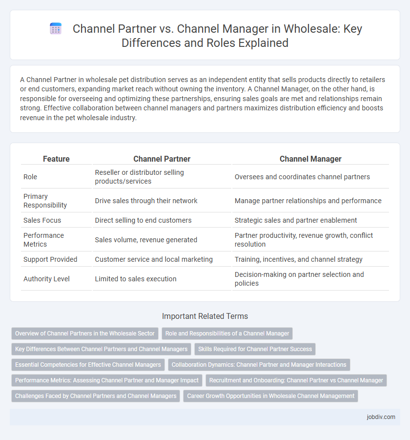 Channel Partner vs. Channel Manager in Wholesale: Key Differences and Roles Explained