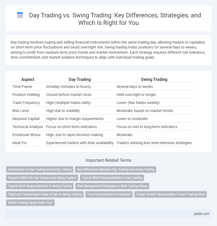 Day Trading vs. Swing Trading: Key Differences, Strategies, and Which Is Right for You