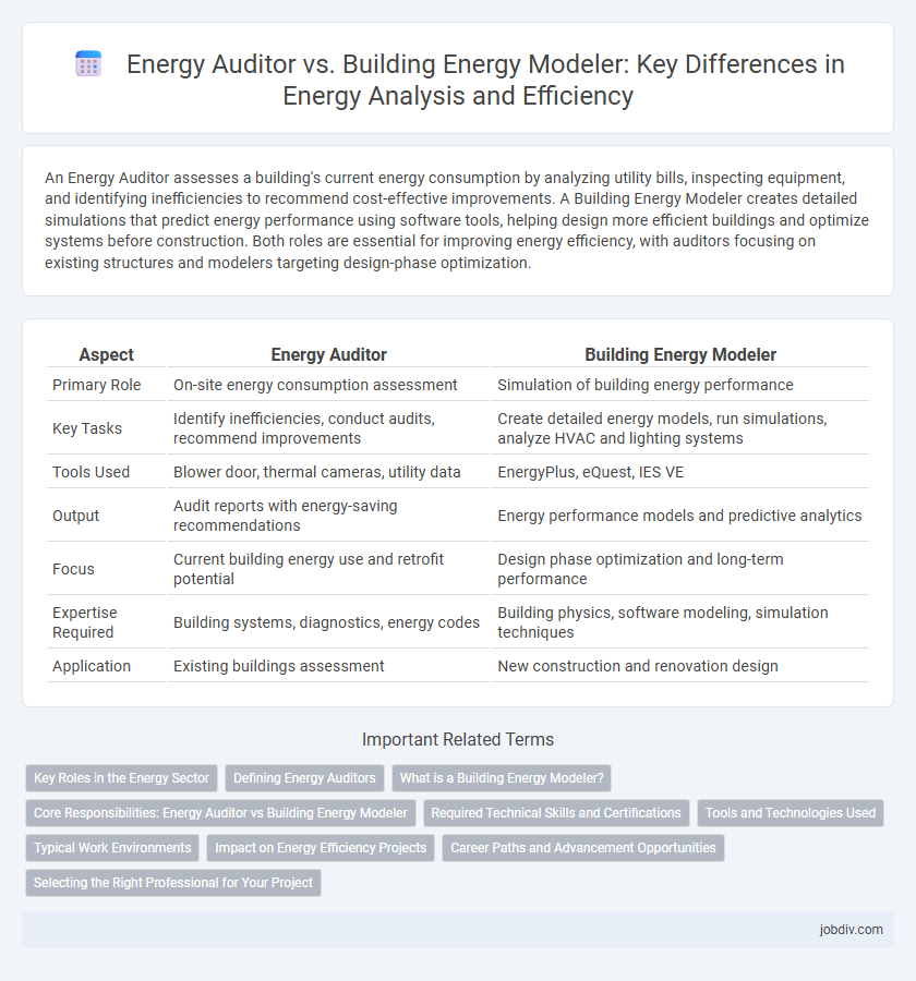Energy Auditor vs. Building Energy Modeler: Key Differences in Energy Analysis and Efficiency