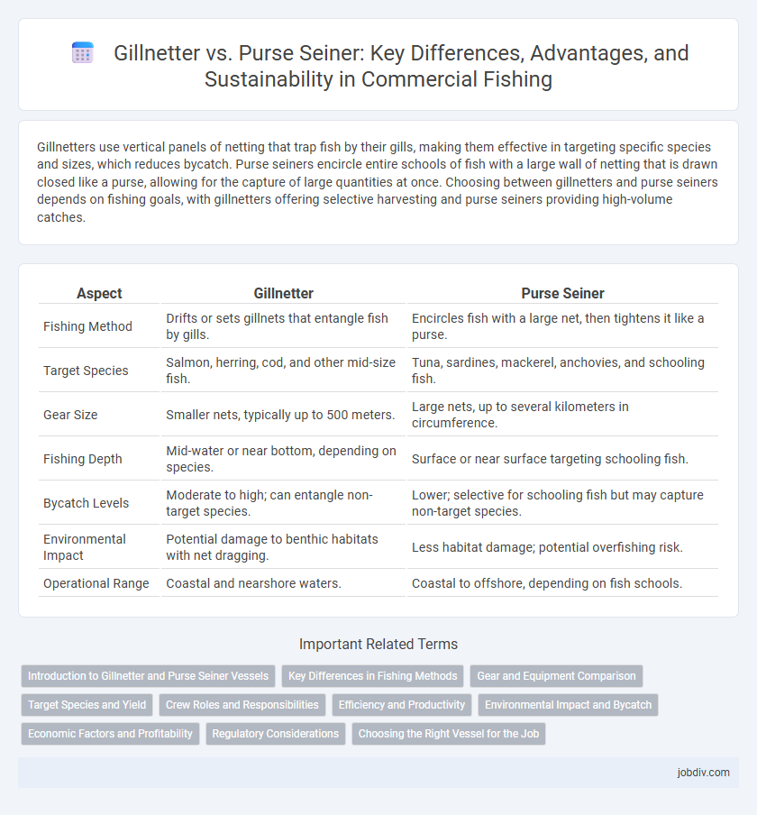Gillnetter vs. Purse Seiner: Key Differences, Advantages, and Sustainability in Commercial Fishing