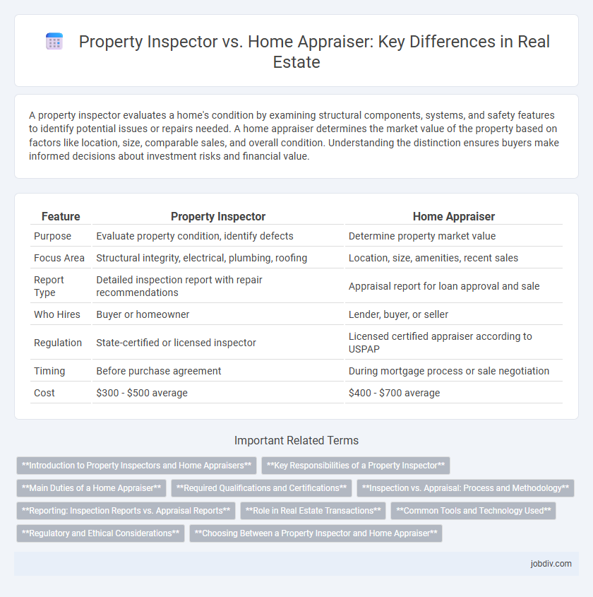 Property Inspector vs. Home Appraiser: Key Differences in Real Estate