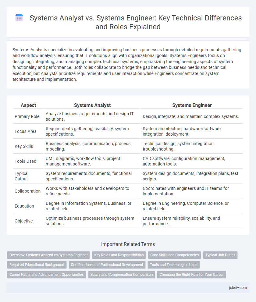 Systems Analyst vs. Systems Engineer: Key Technical Differences and Roles Explained