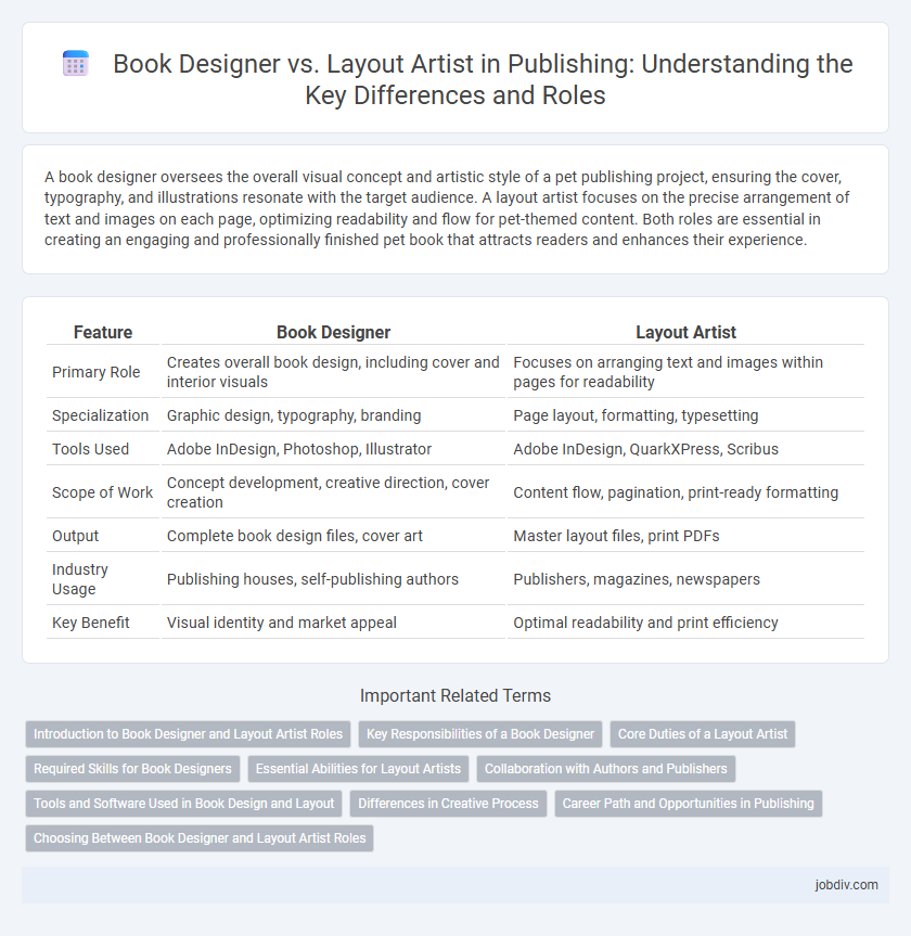 Book Designer vs. Layout Artist in Publishing: Understanding the Key Differences and Roles