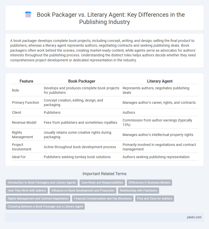 Book Packager vs. Literary Agent: Key Differences in the Publishing Industry