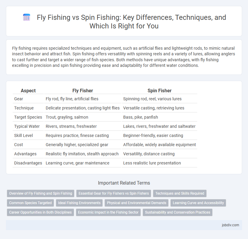 Fly Fishing vs Spin Fishing: Key Differences, Techniques, and Which Is Right for You