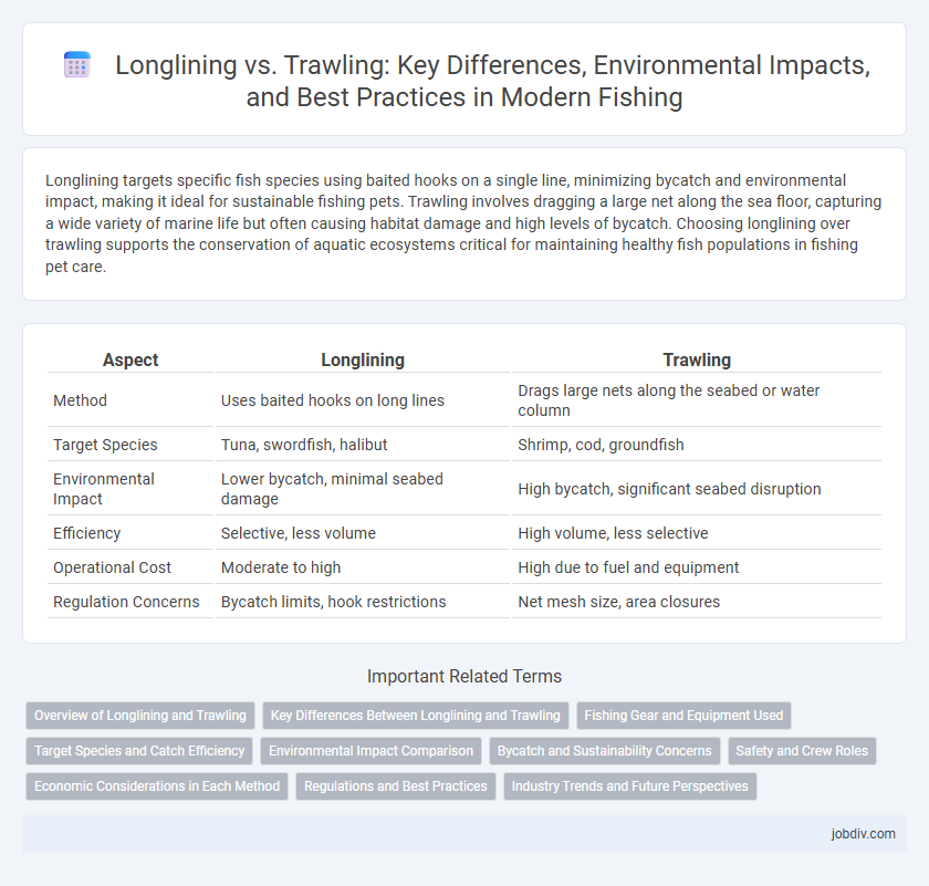 Longlining vs. Trawling: Key Differences, Environmental Impacts, and Best Practices in Modern Fishing