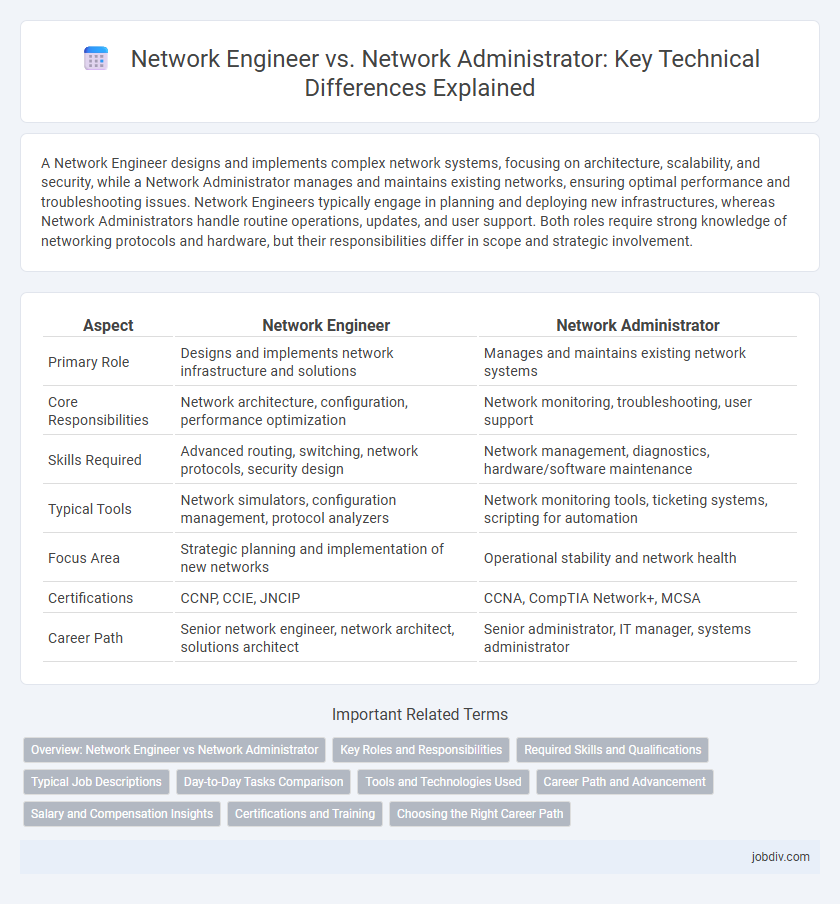 Network Engineer vs. Network Administrator: Key Technical Differences Explained