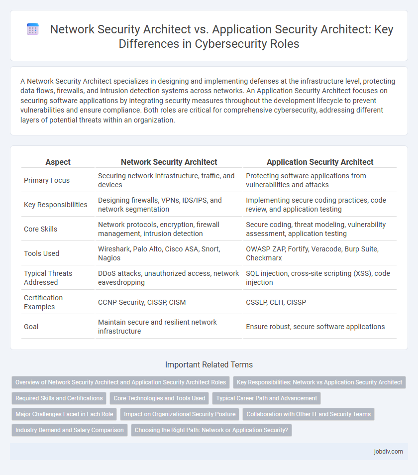 Network Security Architect vs. Application Security Architect: Key Differences in Cybersecurity Roles