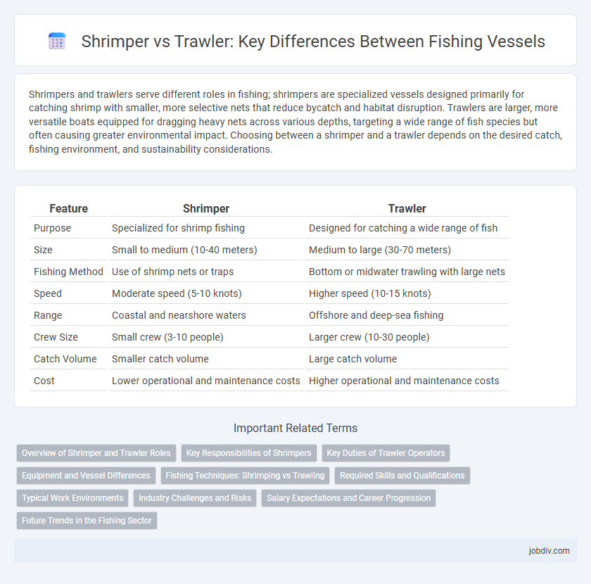 Shrimper vs Trawler: Key Differences Between Fishing Vessels