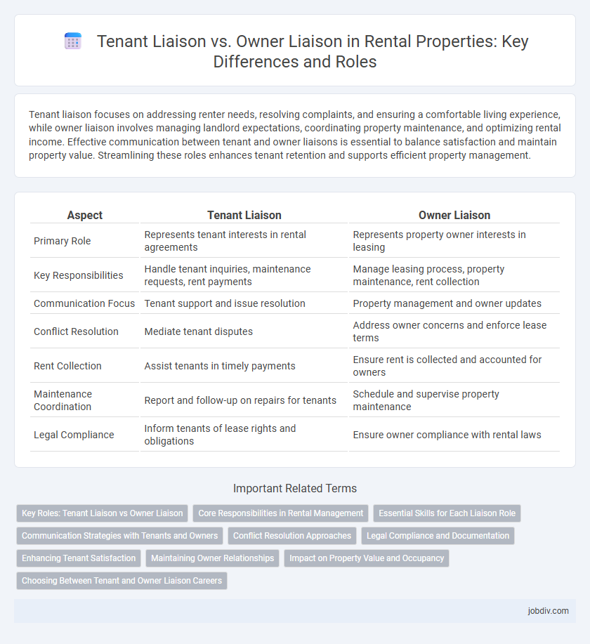 Tenant Liaison vs. Owner Liaison in Rental Properties: Key Differences and Roles