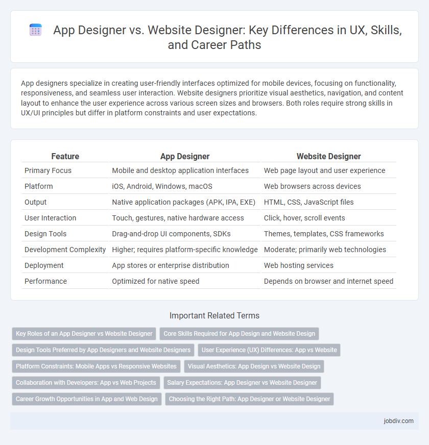 App Designer vs. Website Designer: Key Differences in UX, Skills, and Career Paths