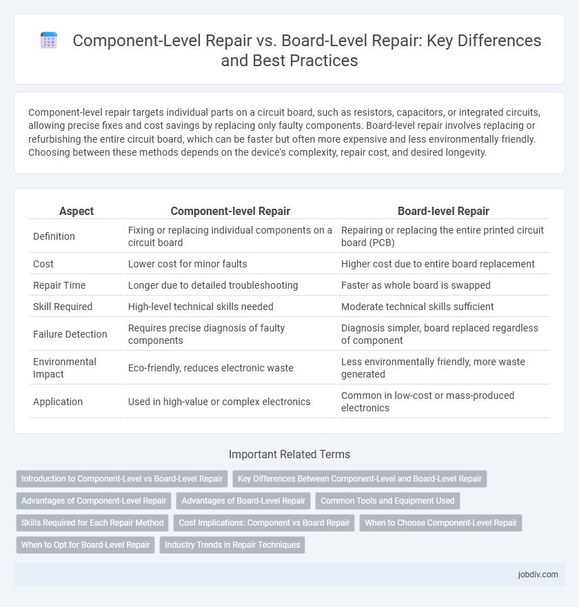 Component-Level Repair vs. Board-Level Repair: Key Differences and Best Practices