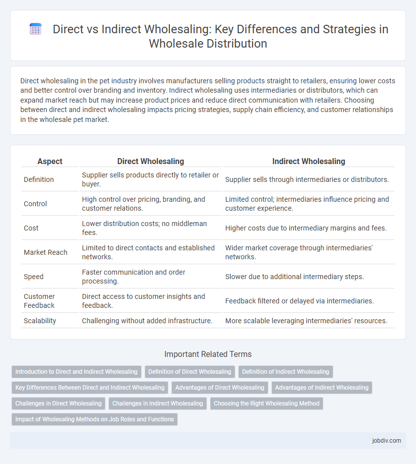 Direct vs Indirect Wholesaling: Key Differences and Strategies in Wholesale Distribution