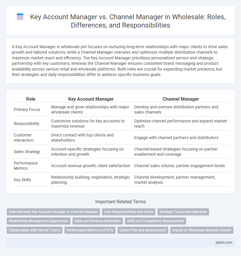 Key Account Manager vs. Channel Manager in Wholesale: Roles, Differences, and Responsibilities