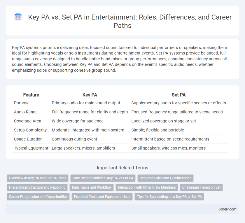 Key PA vs. Set PA in Entertainment: Roles, Differences, and Career Paths