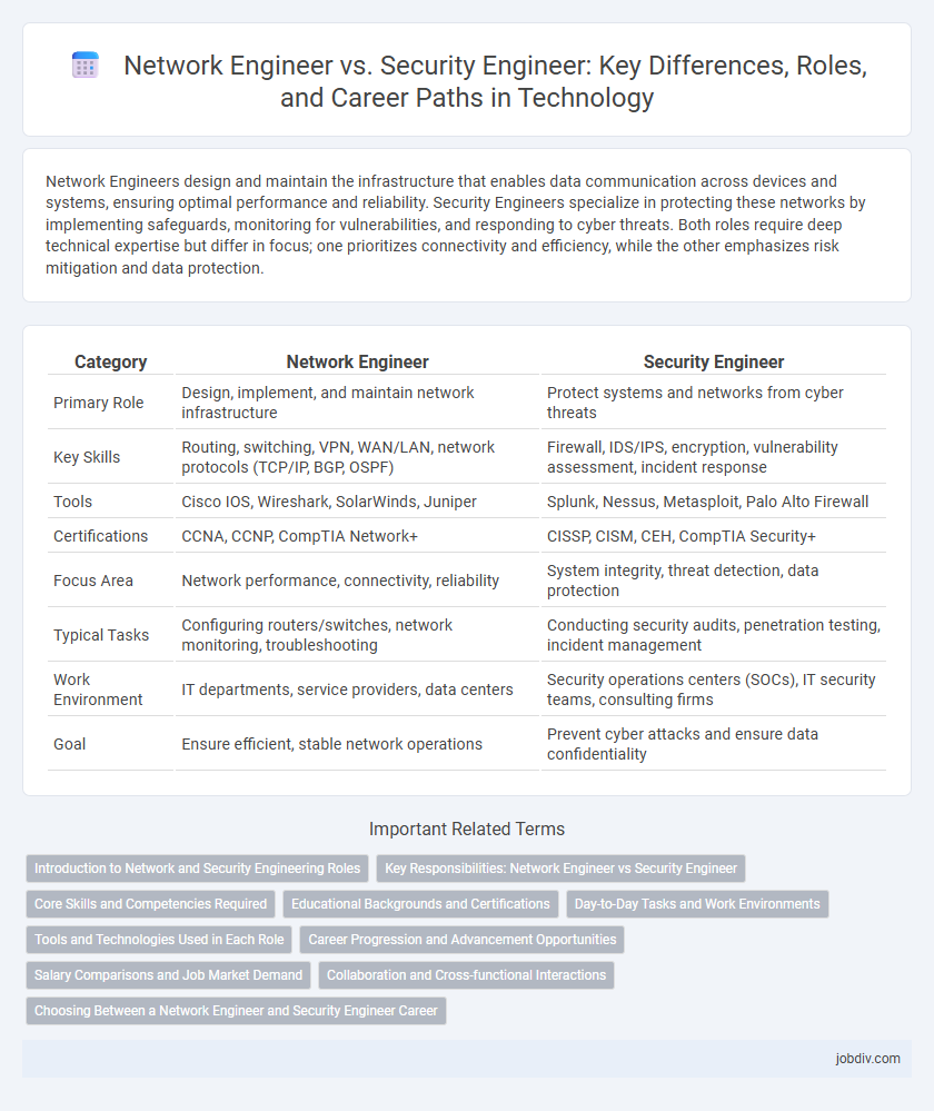 Network Engineer vs. Security Engineer: Key Differences, Roles, and Career Paths in Technology