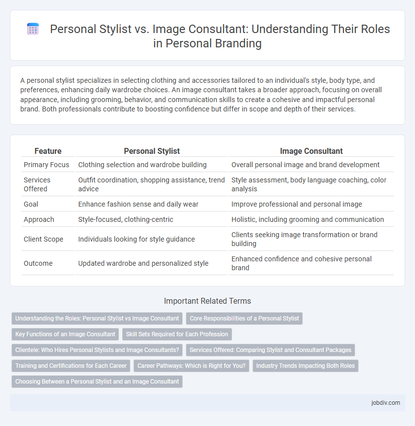 Personal Stylist vs. Image Consultant: Understanding Their Roles in Personal Branding