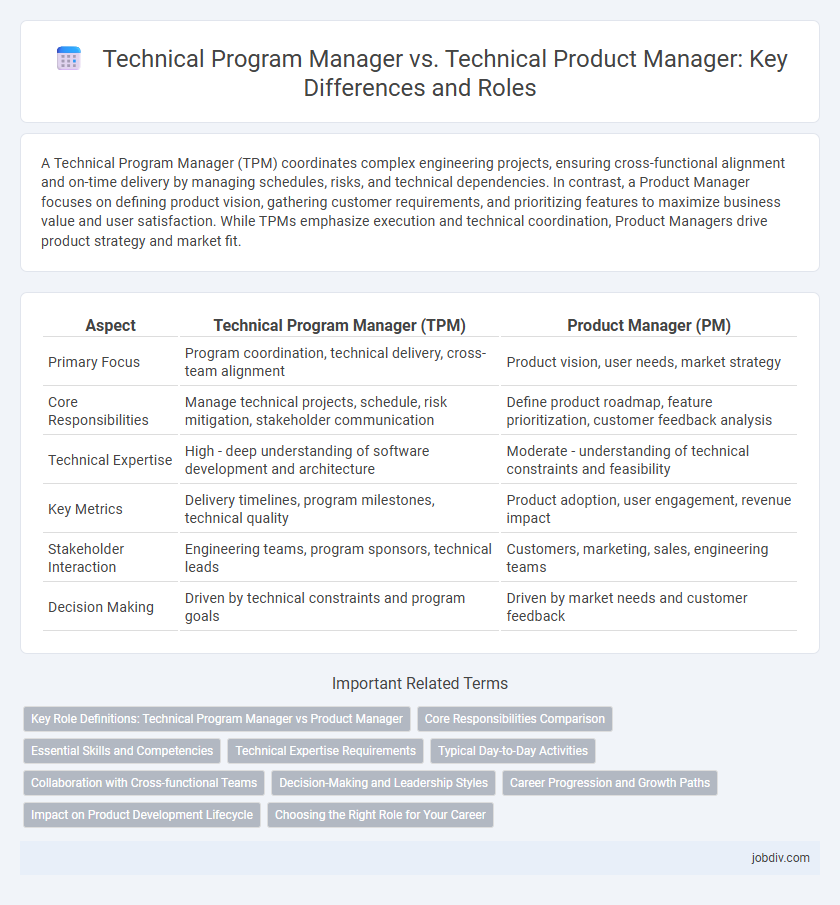 Technical Program Manager vs. Technical Product Manager: Key Differences and Roles