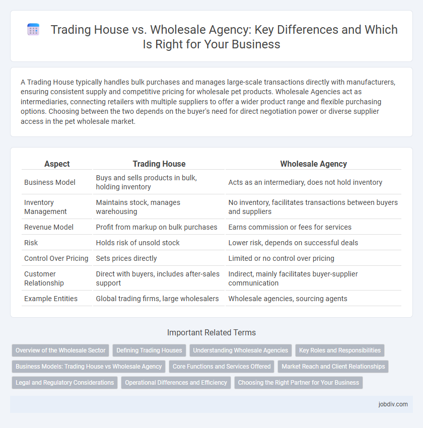 Trading House vs. Wholesale Agency: Key Differences and Which Is Right for Your Business