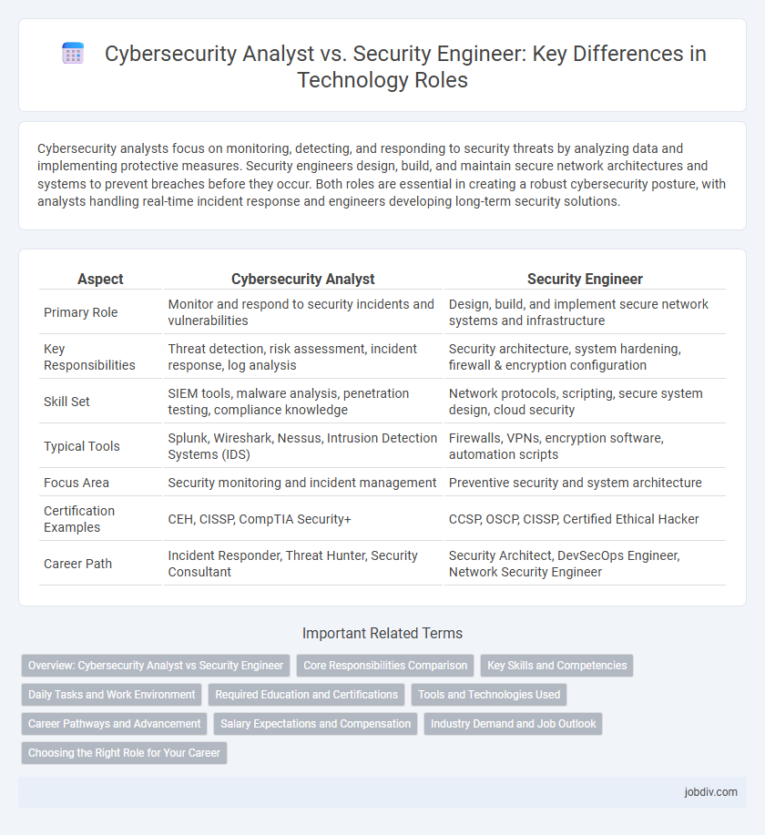 Cybersecurity Analyst vs. Security Engineer: Key Differences in Technology Roles