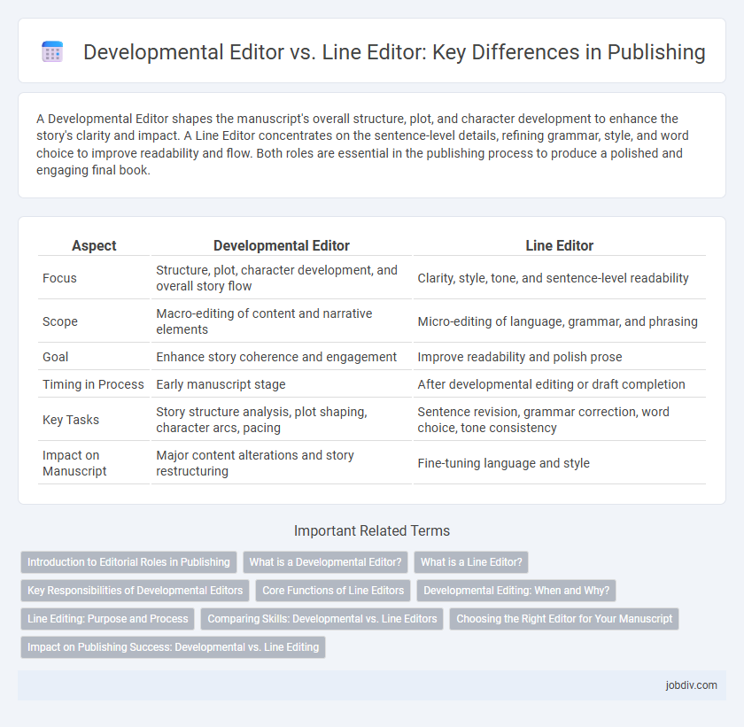 Developmental Editor vs. Line Editor: Key Differences in Publishing