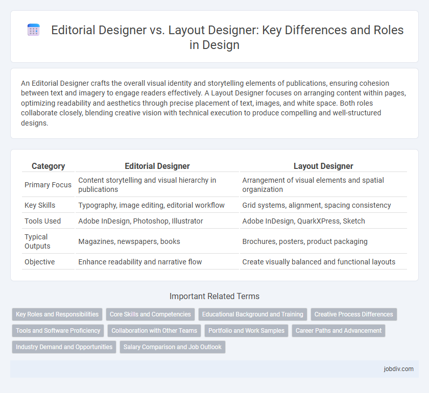 Editorial Designer vs. Layout Designer: Key Differences and Roles in Design