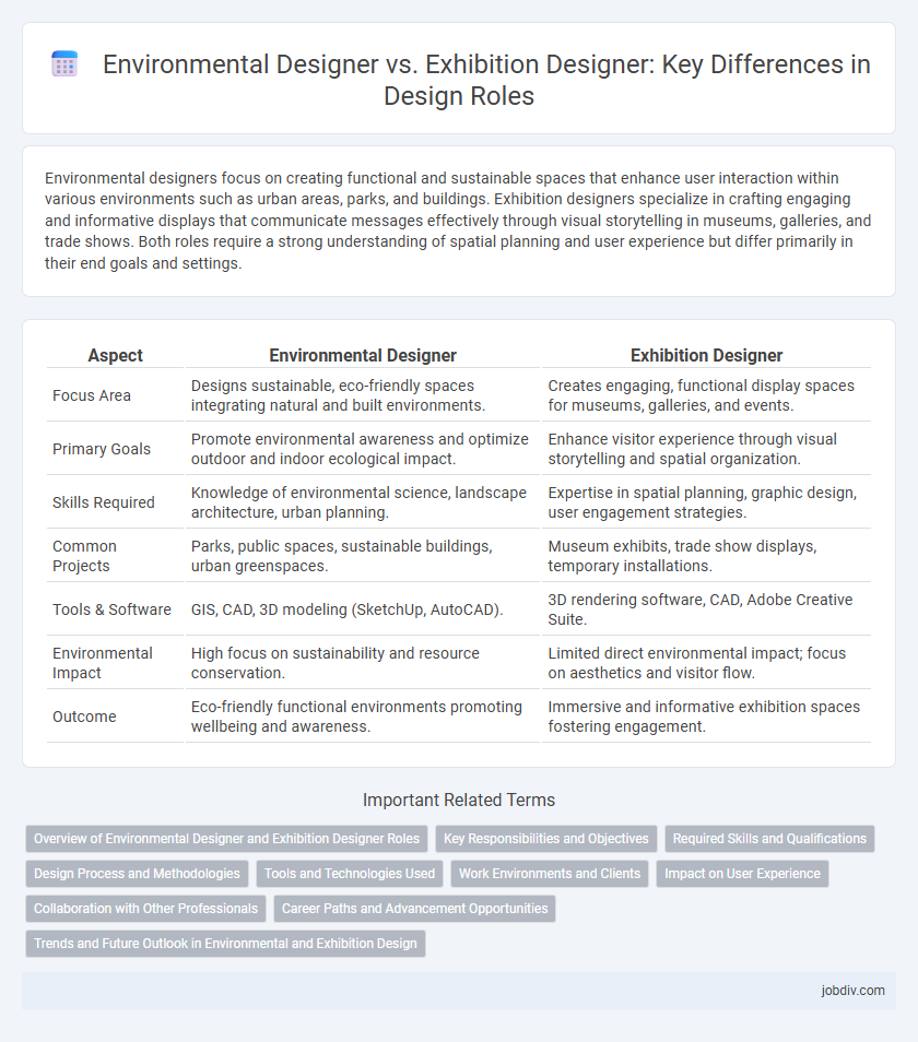 Environmental Designer vs. Exhibition Designer: Key Differences in Design Roles