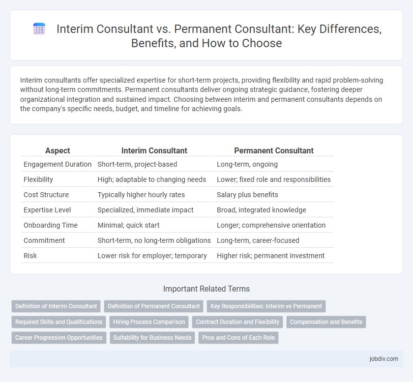 Interim Consultant vs. Permanent Consultant: Key Differences, Benefits, and How to Choose