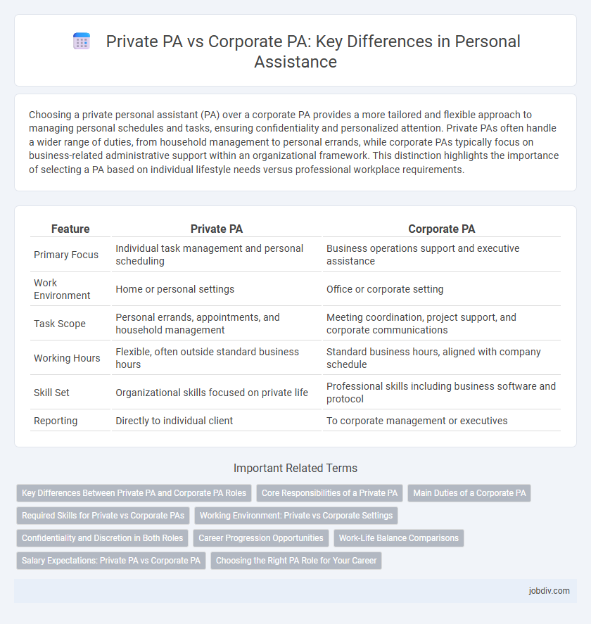 Private PA vs Corporate PA: Key Differences in Personal Assistance
