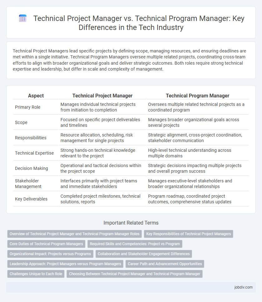 Technical Project Manager vs. Technical Program Manager: Key Differences in the Tech Industry