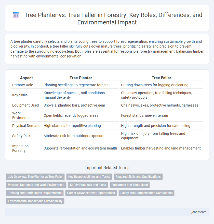 Tree Planter vs. Tree Faller in Forestry: Key Roles, Differences, and Environmental Impact