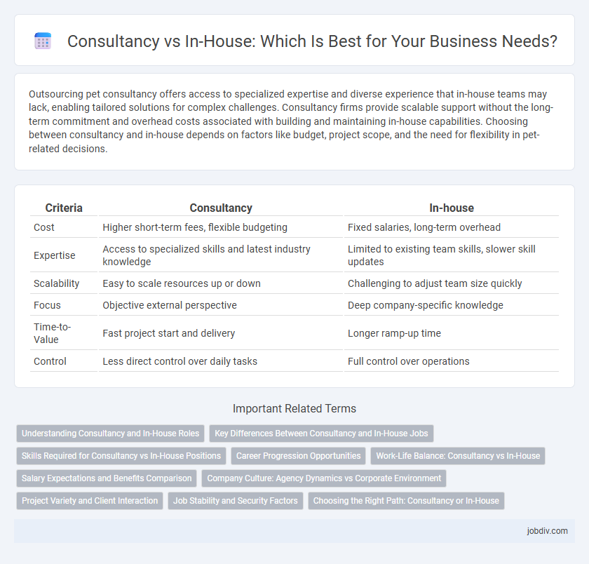 Consultancy vs In-House: Which Is Best for Your Business Needs?