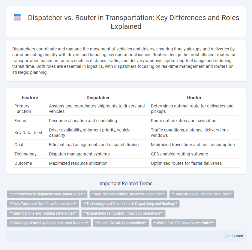 Dispatcher vs. Router in Transportation: Key Differences and Roles Explained