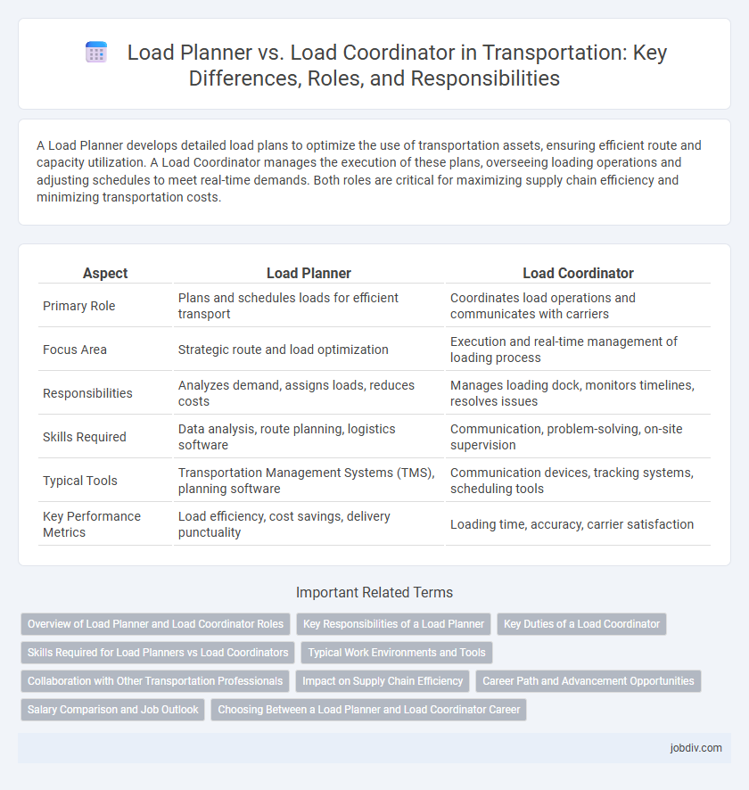 Load Planner vs. Load Coordinator in Transportation: Key Differences, Roles, and Responsibilities