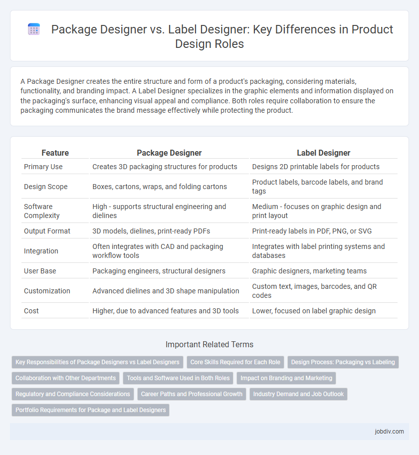 Package Designer vs. Label Designer: Key Differences in Product Design Roles