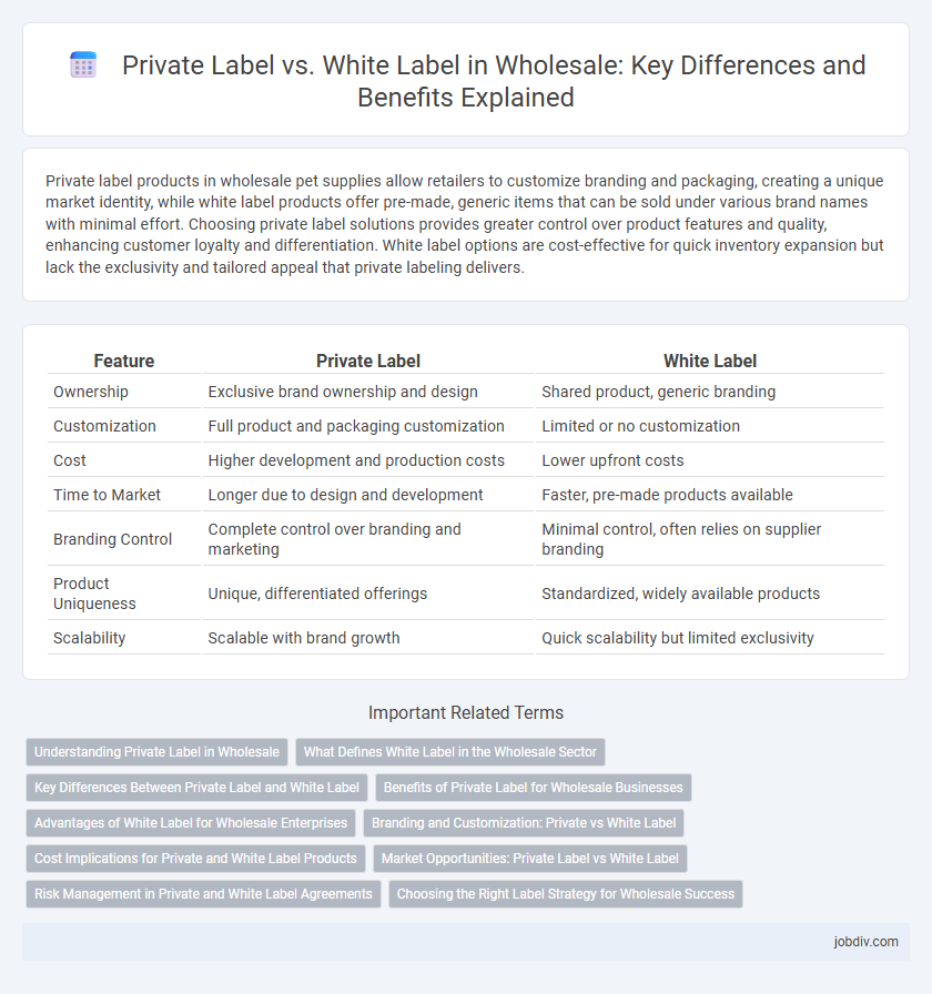 Private Label vs. White Label in Wholesale: Key Differences and Benefits Explained
