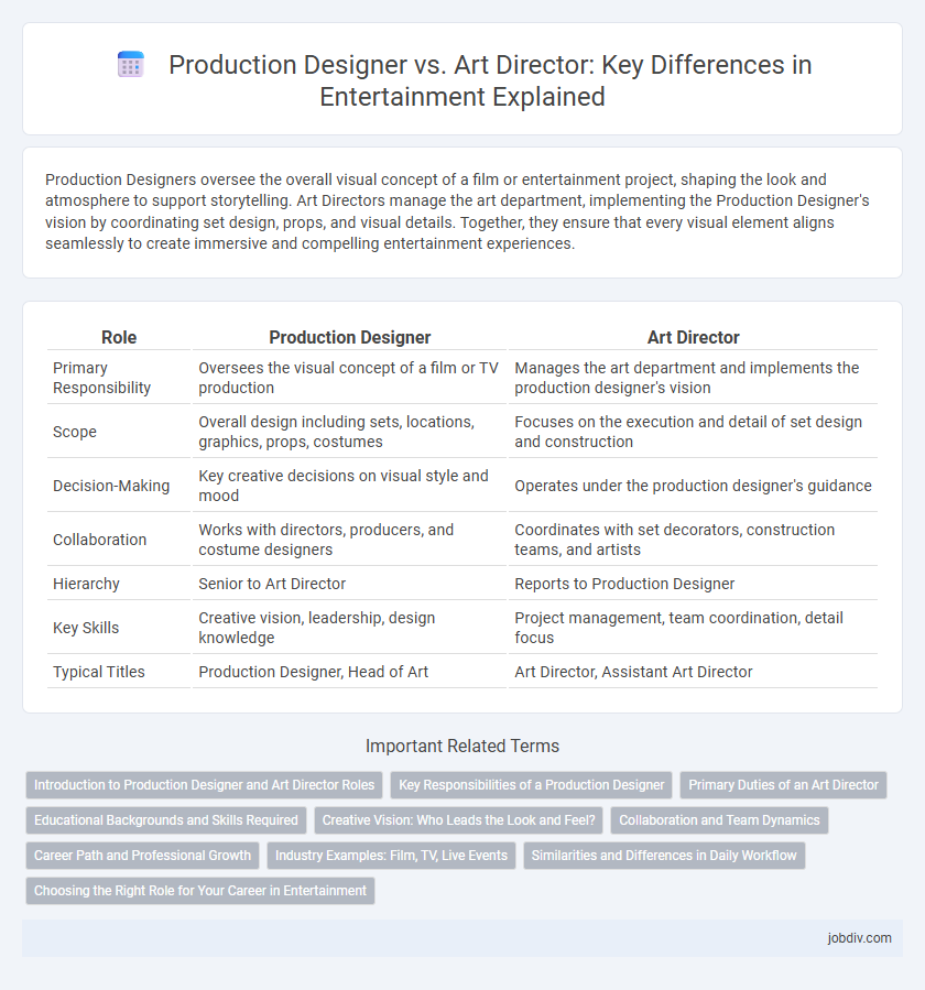 Production Designer vs. Art Director: Key Differences in Entertainment Explained