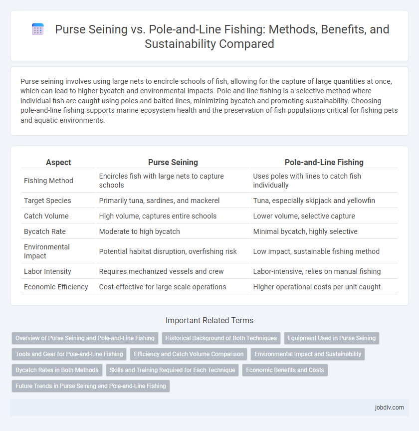 Purse Seining vs. Pole-and-Line Fishing: Methods, Benefits, and Sustainability Compared