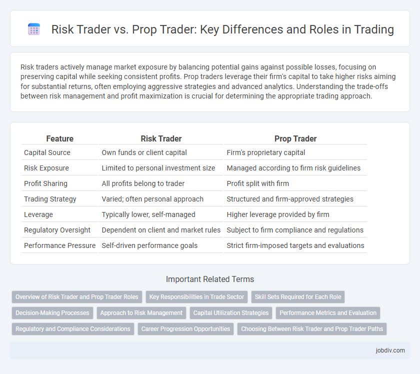 Risk Trader vs. Prop Trader: Key Differences and Roles in Trading