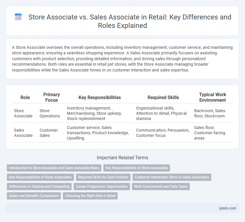 Store Associate vs. Sales Associate in Retail: Key Differences and Roles Explained