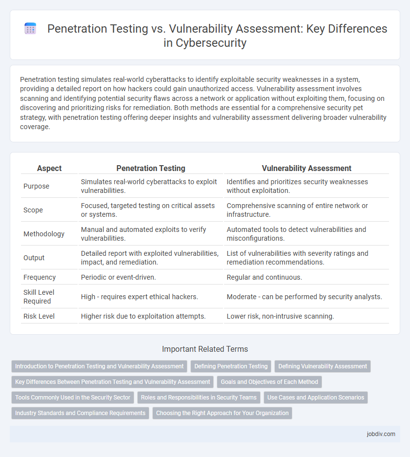 Penetration Testing vs. Vulnerability Assessment: Key Differences in Cybersecurity