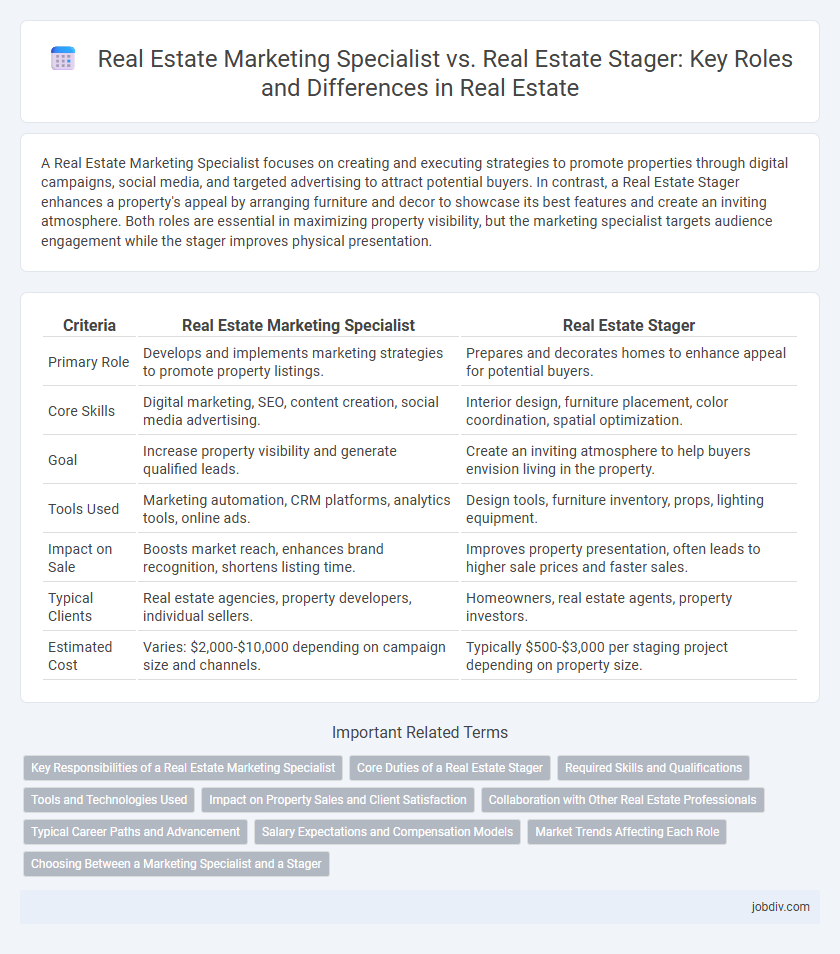 Real Estate Marketing Specialist vs. Real Estate Stager: Key Roles and Differences in Real Estate