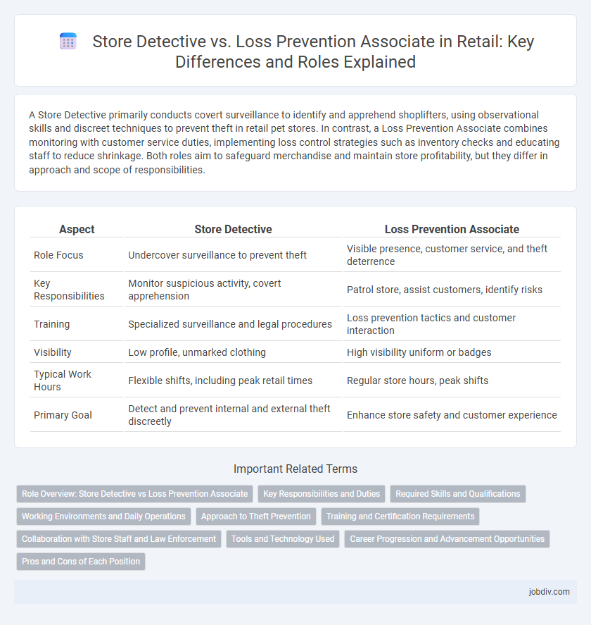 Store Detective vs. Loss Prevention Associate in Retail: Key Differences and Roles Explained