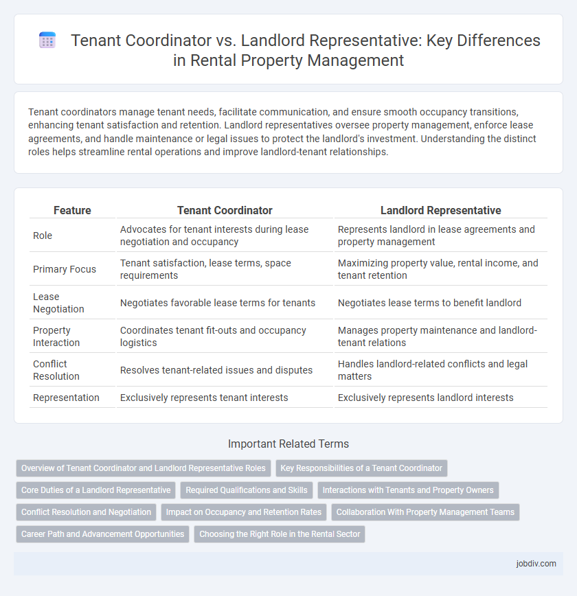 Tenant Coordinator vs. Landlord Representative: Key Differences in Rental Property Management