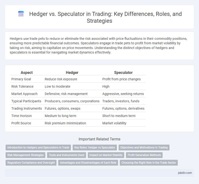 Hedger vs. Speculator in Trading: Key Differences, Roles, and Strategies