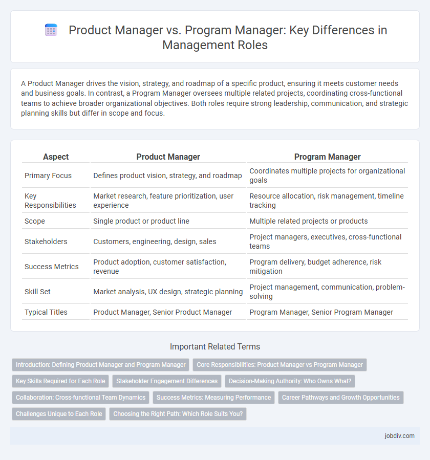 Product Manager vs. Program Manager: Key Differences in Management Roles