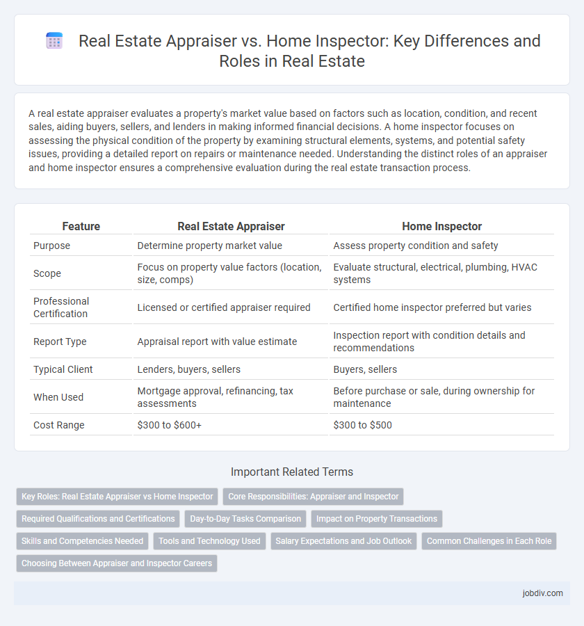 Real Estate Appraiser vs. Home Inspector: Key Differences and Roles in Real Estate