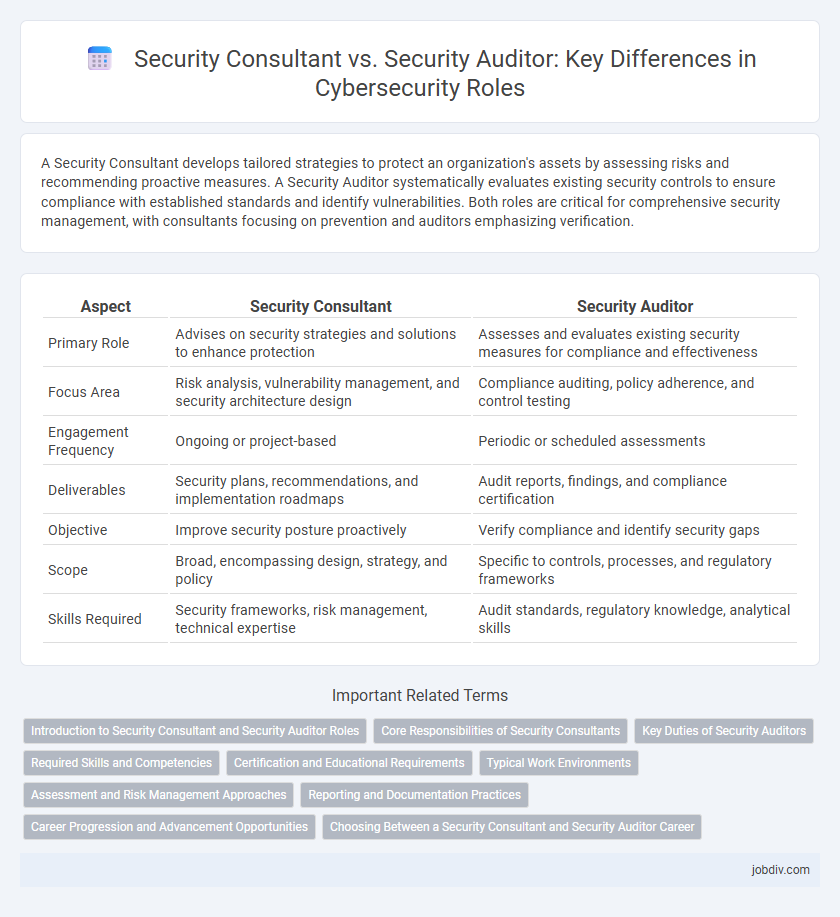 Security Consultant vs. Security Auditor: Key Differences in Cybersecurity Roles