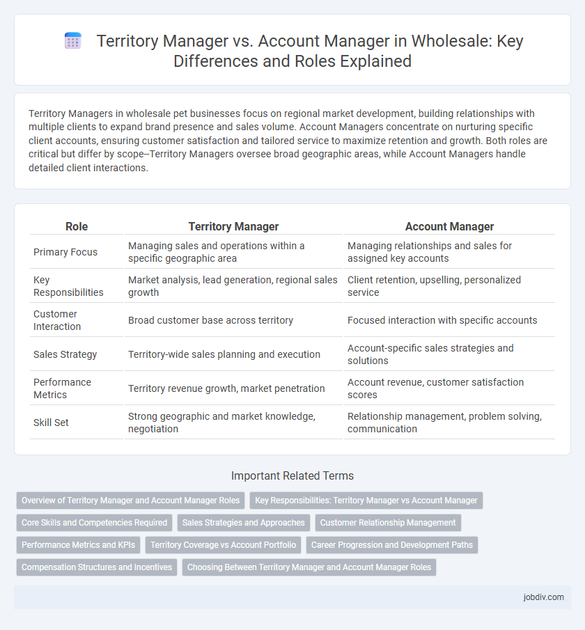 Territory Manager vs. Account Manager in Wholesale: Key Differences and Roles Explained